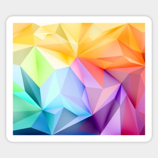 Blocky Abstract Design Sticker